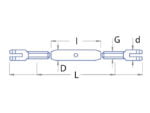 Krick Wantenspanner M2x18mm (2 stuks). (KRI-063152) - Afbeelding 2