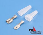 Krick RoMarin Stekkerset Faston 6,3 mm ge?soleerd (6st). (KRI-ro4039)